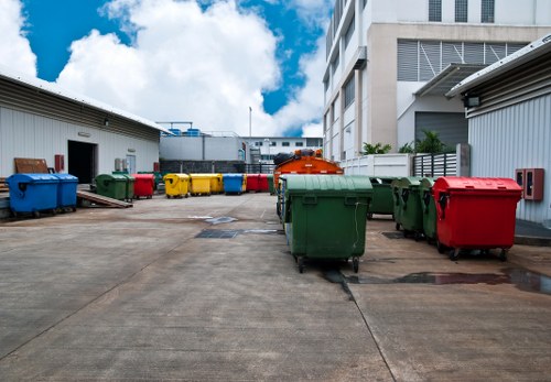 Construction site with waste removal service in Southgate